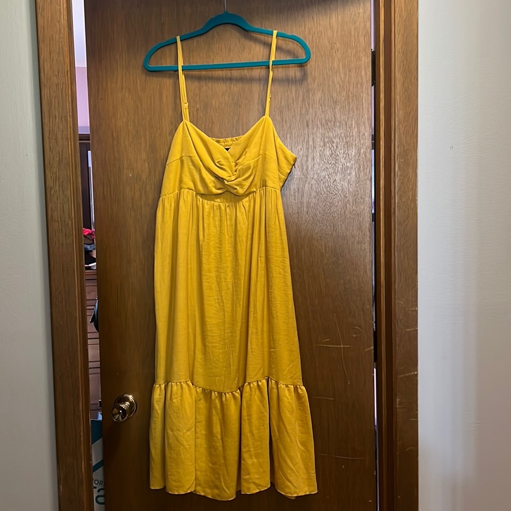 INC NWT gold dress